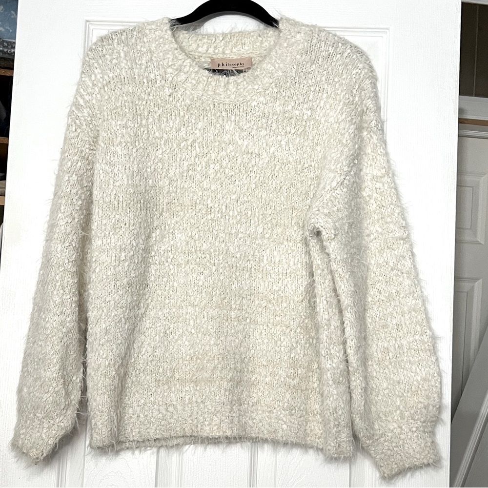 Philosophy long sleeve cozy sweater